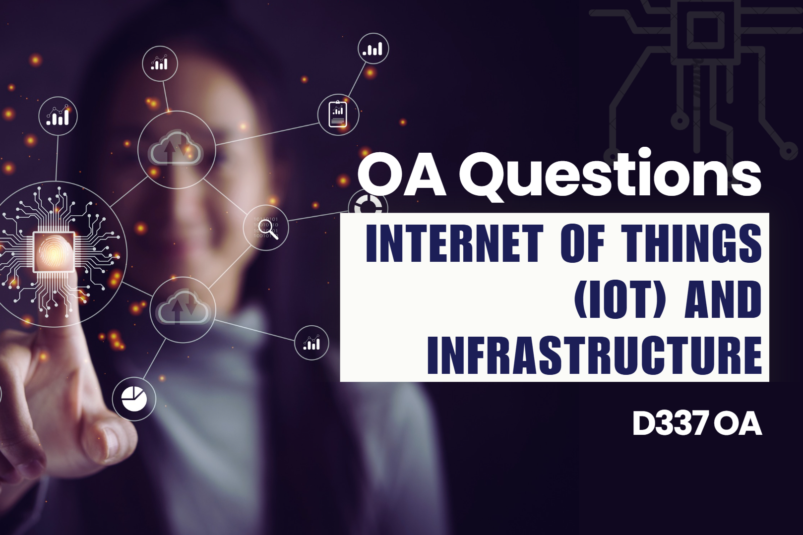 Internet of Things (IoT) and Infrastructure D337 OA Questions