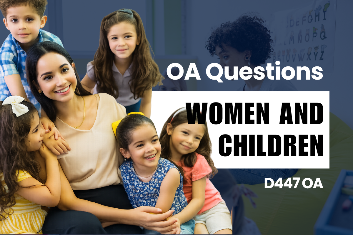 Women and Children OA Questions